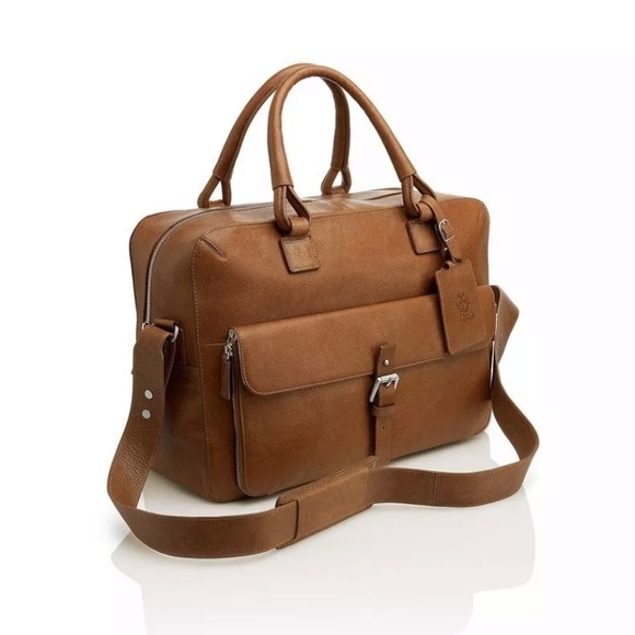 *RARE* Dunhill Bladon 24 Hour Leather Travel Bag - Picture 4 of 8